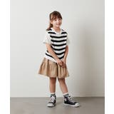 [100-130]【2点セット】アイレット柄ニットベストセット | a.v.v【KIDS】 | 詳細画像26 