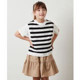 [140-150]【2点セット】アイレット柄ニットベストセット | a.v.v【KIDS】 | 詳細画像14 
