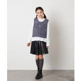 [120-160]リボンヤーンニットベストセット | a.v.v【KIDS】 | 詳細画像26 