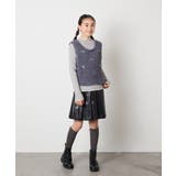 [120-160]リボンヤーンニットベストセット | a.v.v【KIDS】 | 詳細画像33 