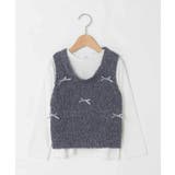 [120-160]リボンヤーンニットベストセット | a.v.v【KIDS】 | 詳細画像35 