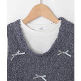 [120-160]リボンヤーンニットベストセット | a.v.v【KIDS】 | 詳細画像37 