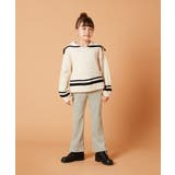 [100-130]ライン入りセーラーカラーニット | a.v.v【KIDS】 | 詳細画像13 
