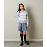 [100-130]ケーブル編みボーダーニット | a.v.v【KIDS】 | 詳細画像7 