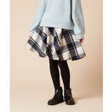 ネイビー | [100-160]アソートフレアスカート | a.v.v【KIDS】