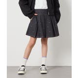 [120-130]ビジュー付きデニムタックスカート | a.v.v【KIDS】 | 詳細画像18 