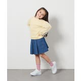 [120-130]ビジュー付きデニムタックスカート | a.v.v【KIDS】 | 詳細画像5 