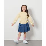 [120-130]ビジュー付きデニムタックスカート | a.v.v【KIDS】 | 詳細画像7 