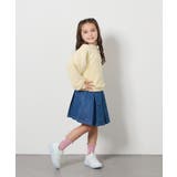 [120-130]ビジュー付きデニムタックスカート | a.v.v【KIDS】 | 詳細画像9 