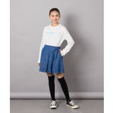 [160]ビジュー付きデニムタックスカート | a.v.v【KIDS】 | 詳細画像16 