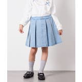 [120-160]ビジューデニムプリーツスカート | a.v.v【KIDS】 | 詳細画像2 