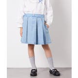 [120-160]ビジューデニムプリーツスカート | a.v.v【KIDS】 | 詳細画像3 