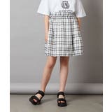 [140-150]タック＆ギャザーフレアスカート | a.v.v【KIDS】 | 詳細画像1 