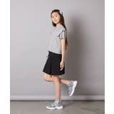 [120-160]［インパン付］フロントレースアップスカート | a.v.v【KIDS】 | 詳細画像32 