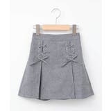 [120-160]［インパン付］フロントレースアップスカート | a.v.v【KIDS】 | 詳細画像39 