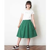 [100-130]バックレースアップフレアスカート | a.v.v【KIDS】 | 詳細画像7 