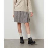 ブラウン | [160]アソートプリーツスカート | a.v.v【KIDS】