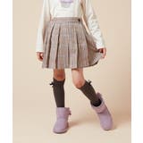 チェック | [160]【インパン付き】タックプリーツスカート | a.v.v【KIDS】