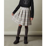 ライトグレー | [110-130]タックフレアスカート | a.v.v【KIDS】