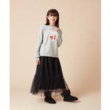 [160]ラメチュールティアードロングスカート | a.v.v【KIDS】 | 詳細画像14 