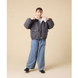 [130-160]【お家で洗える】衿付きキルトボアジャケット | a.v.v【KIDS】 | 詳細画像15 