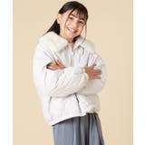 [130-160]【お家で洗える】衿付きキルトボアジャケット | a.v.v【KIDS】 | 詳細画像2 