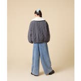 [130-160]【お家で洗える】衿付きキルトボアジャケット | a.v.v【KIDS】 | 詳細画像21 