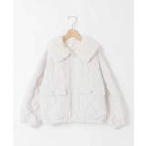 [130-160]【お家で洗える】衿付きキルトボアジャケット | a.v.v【KIDS】 | 詳細画像22 