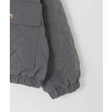 [130-160]【お家で洗える】衿付きキルトボアジャケット | a.v.v【KIDS】 | 詳細画像28 