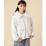 [130-160]【お家で洗える】衿付きキルトボアジャケット | a.v.v【KIDS】 | 詳細画像3 