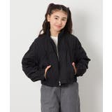 ブラック | [120-130]リボンブルゾン | a.v.v【KIDS】