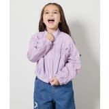 ラベンダー | [140-150]リボンブルゾン | a.v.v【KIDS】