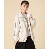 [130-160]配色ラインギャザーブルゾン | a.v.v【KIDS】 | 詳細画像2 