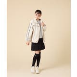 [130-160]配色ラインギャザーブルゾン | a.v.v【KIDS】 | 詳細画像5 