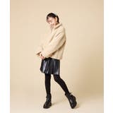 [120-160]【おうちで洗える】モコモコラインスリーブボアブルゾン | a.v.v【KIDS】 | 詳細画像17 