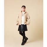 [120-160]【おうちで洗える】モコモコラインスリーブボアブルゾン | a.v.v【KIDS】 | 詳細画像18 