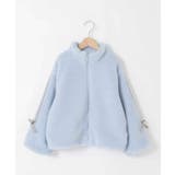 [120-160]【おうちで洗える】モコモコラインスリーブボアブルゾン | a.v.v【KIDS】 | 詳細画像25 