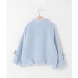 [120-160]【おうちで洗える】モコモコラインスリーブボアブルゾン | a.v.v【KIDS】 | 詳細画像26 