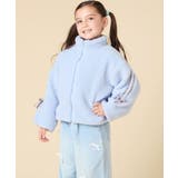 [120-160]【おうちで洗える】モコモコラインスリーブボアブルゾン | a.v.v【KIDS】 | 詳細画像3 