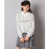 [120-160]【クロップド丈】衿付きロゴトレーナー | a.v.v【KIDS】 | 詳細画像19 