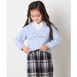 [120-160]【クロップド丈】衿付きロゴトレーナー | a.v.v【KIDS】 | 詳細画像2 