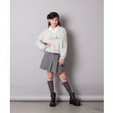 [120-160]【クロップド丈】衿付きロゴトレーナー | a.v.v【KIDS】 | 詳細画像21 