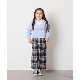 [120-160]【クロップド丈】衿付きロゴトレーナー | a.v.v【KIDS】 | 詳細画像5 