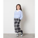 [120-160]【クロップド丈】衿付きロゴトレーナー | a.v.v【KIDS】 | 詳細画像9 