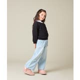 [120-160]【アシンメトリー/オフショル】ポコポコレイヤード風トレーナー | a.v.v【KIDS】 | 詳細画像15 