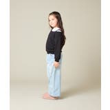 [120-160]【アシンメトリー/オフショル】ポコポコレイヤード風トレーナー | a.v.v【KIDS】 | 詳細画像18 