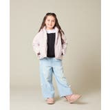 [120-160]【アシンメトリー/オフショル】ポコポコレイヤード風トレーナー | a.v.v【KIDS】 | 詳細画像21 