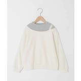 [120-160]【アシンメトリー/オフショル】ポコポコレイヤード風トレーナー | a.v.v【KIDS】 | 詳細画像23 