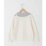 [120-160]【アシンメトリー/オフショル】ポコポコレイヤード風トレーナー | a.v.v【KIDS】 | 詳細画像24 