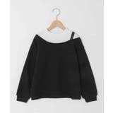 [120-160]【アシンメトリー/オフショル】ポコポコレイヤード風トレーナー | a.v.v【KIDS】 | 詳細画像29 